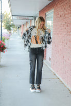 Orange Leopard Pumpkin Graphic Tee - Final Sale    Graphic T-Shirt Kissed Apparel- Tilden Co.