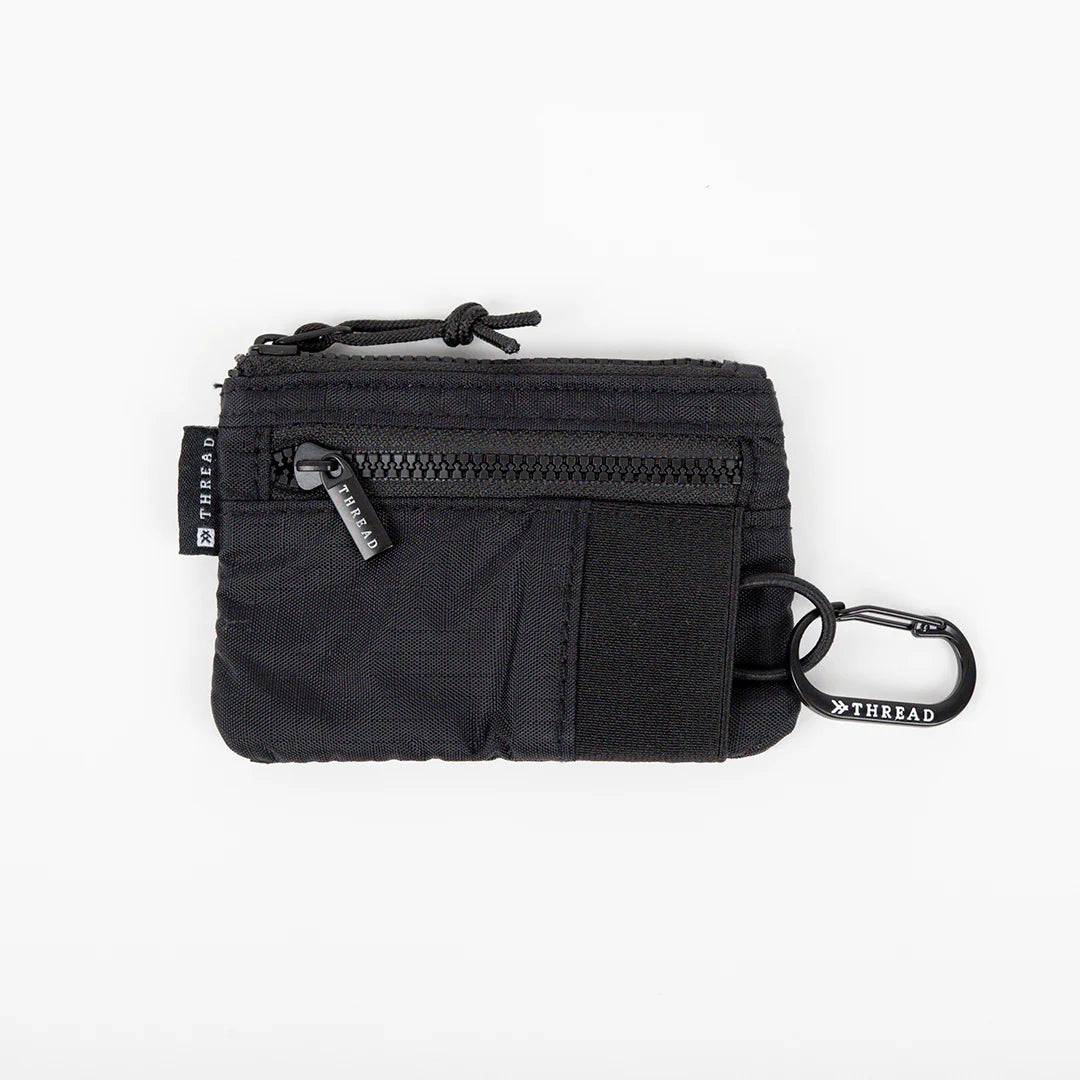 Thread Pouch Wallet Black Black Wallets & Money Clips Thread- Tilden Co.