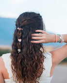 Shimmer Hair Tie Bracelets hair ties K'Lani hair tie bracelets- Tilden Co.