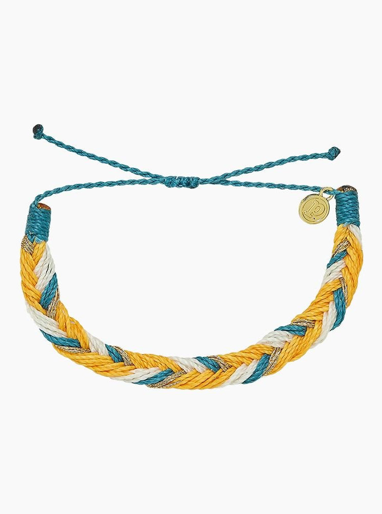 Pura Vida Fishtail Gold Bracelet - Sunshine     Pura Vida- Tilden Co.