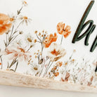 Be Happy Wildflower Wood Sign    decor WillowBee Signs & Designs- Tilden Co.