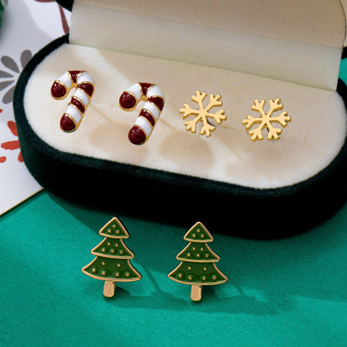 Winter Holiday Earring Set | 80E63269 Earrings JOSSLYN by wall to wall- Tilden Co.