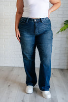 Muriel Mid Rise Control Top Classic Straight Jeans    Womens Ave Shops- Tilden Co.