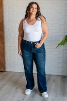 Muriel Mid Rise Control Top Classic Straight Jeans    Womens Ave Shops- Tilden Co.