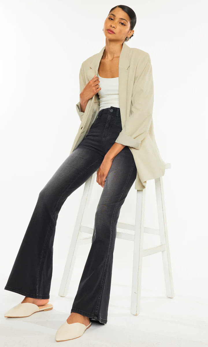 Marcy Ultra High Rise Flare Jean    Jeans Kancan- Tilden Co.