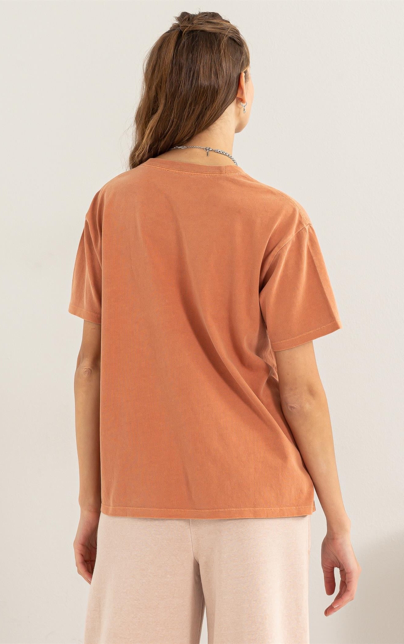 Casual Short Sleeve Tee    Shirts & Tops Hem & Thread- Tilden Co.