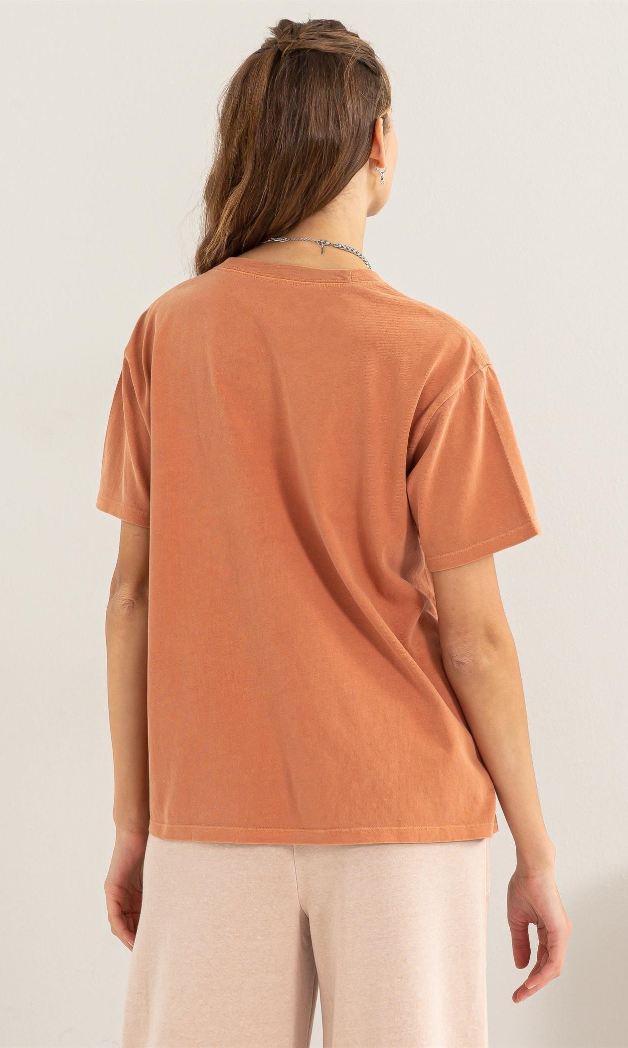 Casual Short Sleeve Tee    Shirts & Tops Hem & Thread- Tilden Co.