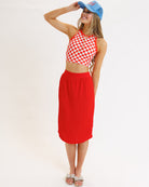 Popcorn Smocked Skirt Skirts Downeast- Tilden Co.