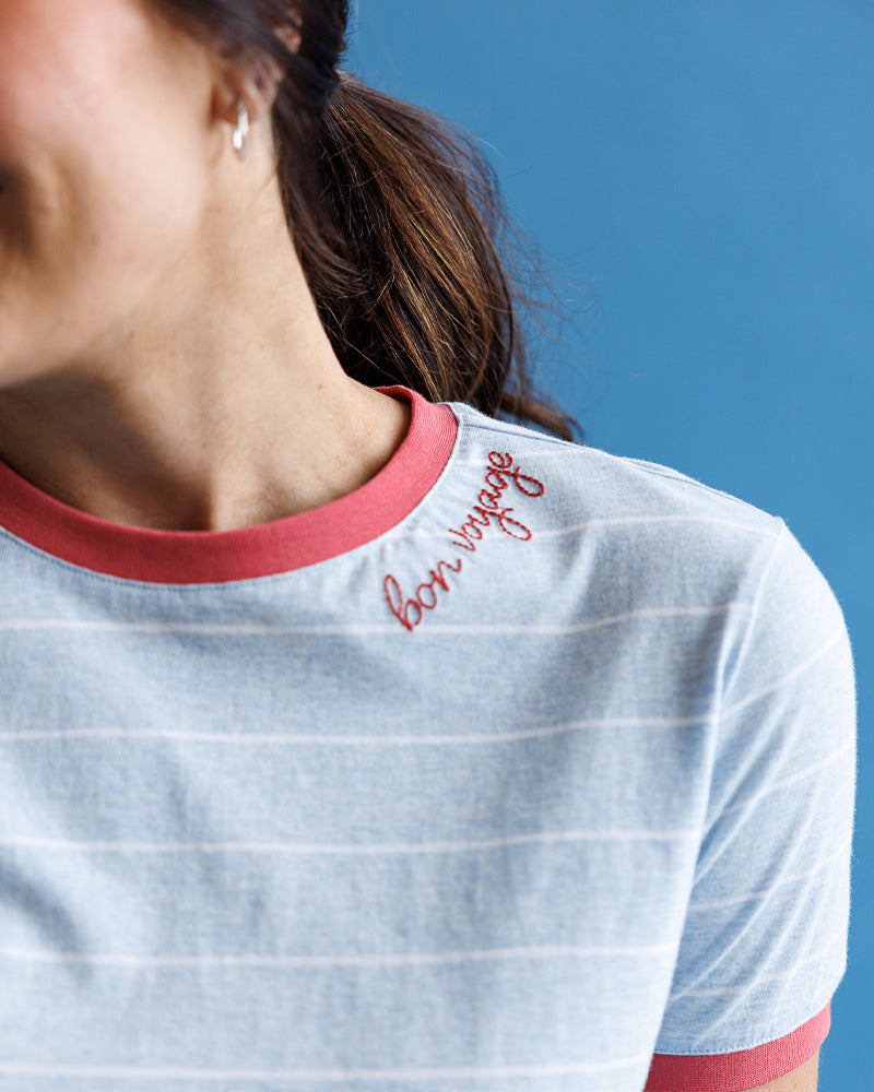 Bon Voyage Tee Tops Downeast- Tilden Co.