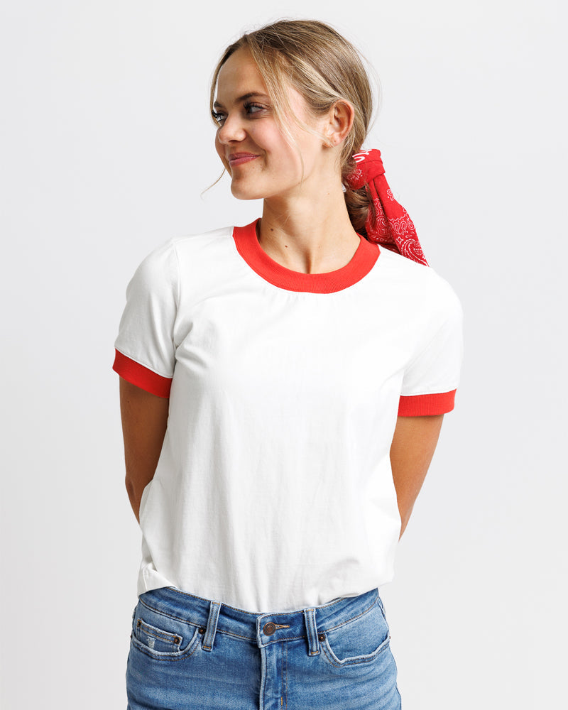 Your Favorite Ringer Tee Tops Downeast- Tilden Co.