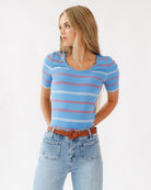 Sunshine Scoop Tee Tops Downeast- Tilden Co.