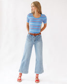 Sunshine Scoop Tee Tops Downeast- Tilden Co.