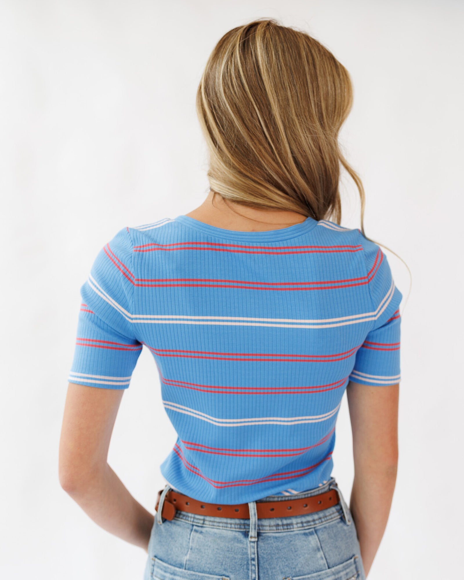 Sunshine Scoop Tee Tops Downeast- Tilden Co.
