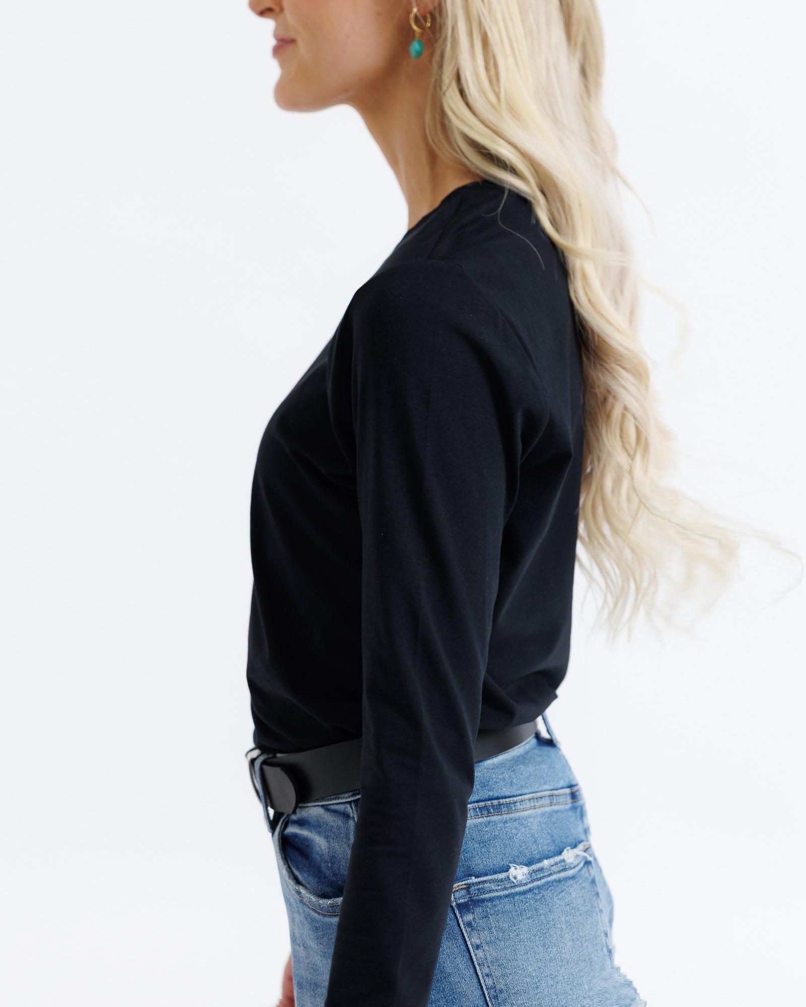 Essential Long Sleeve Tee Tops Downeast- Tilden Co.