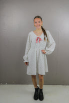 The Salem in Ballet Botanica Knee Length Dress Mikarose- Tilden Co.