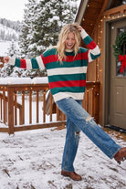 Holiday Stripe Sweater Sweater Sewn and Seen- Tilden Co.