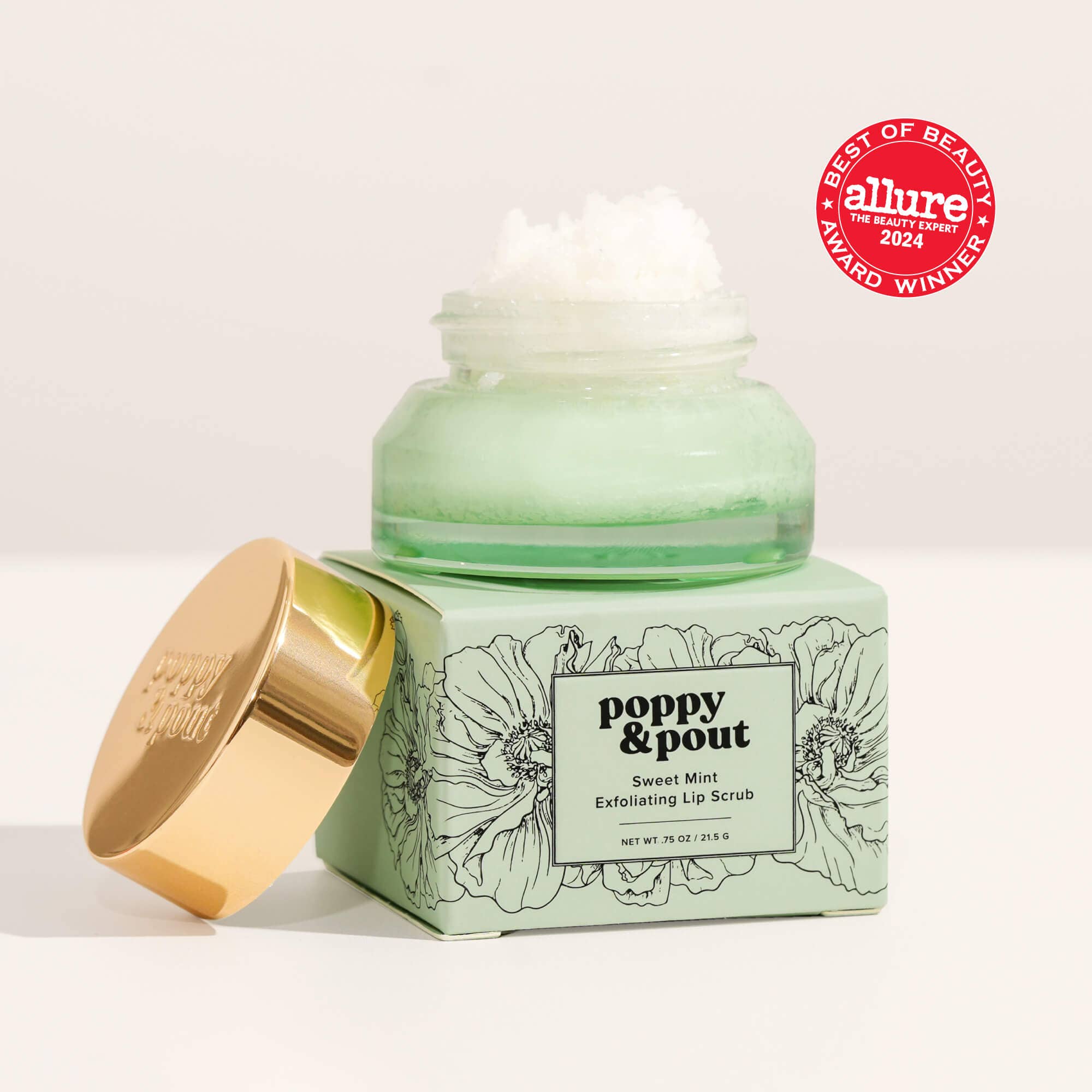 Lip Scrub, Sweet Mint Poppy & Pout- Tilden Co.