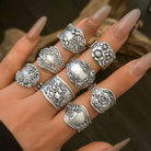 Vintage Boho Floral Statement Ring (Single)| 40R128 Random Random JOSSLYN by wall to wall- Tilden Co.