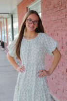 Serena Dress in Lucky Clover Midi Dress Mikarose- Tilden Co.