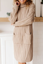 Bundled Beauty Turtleneck Sweater Dress Dresses Ave Shops- Tilden Co.