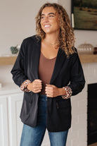 Every Day Blazer in Black    Layers Ave Shops- Tilden Co.