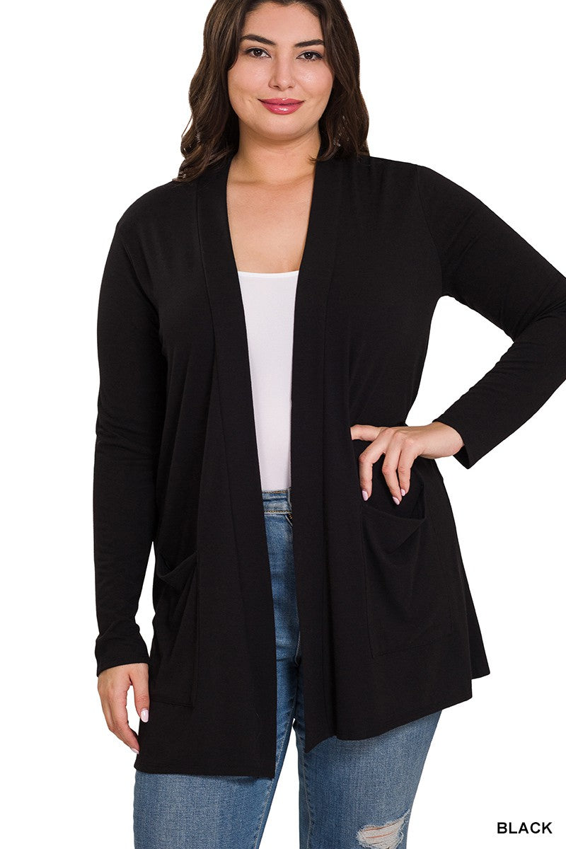 Women's plus outlet size cardigans cheap