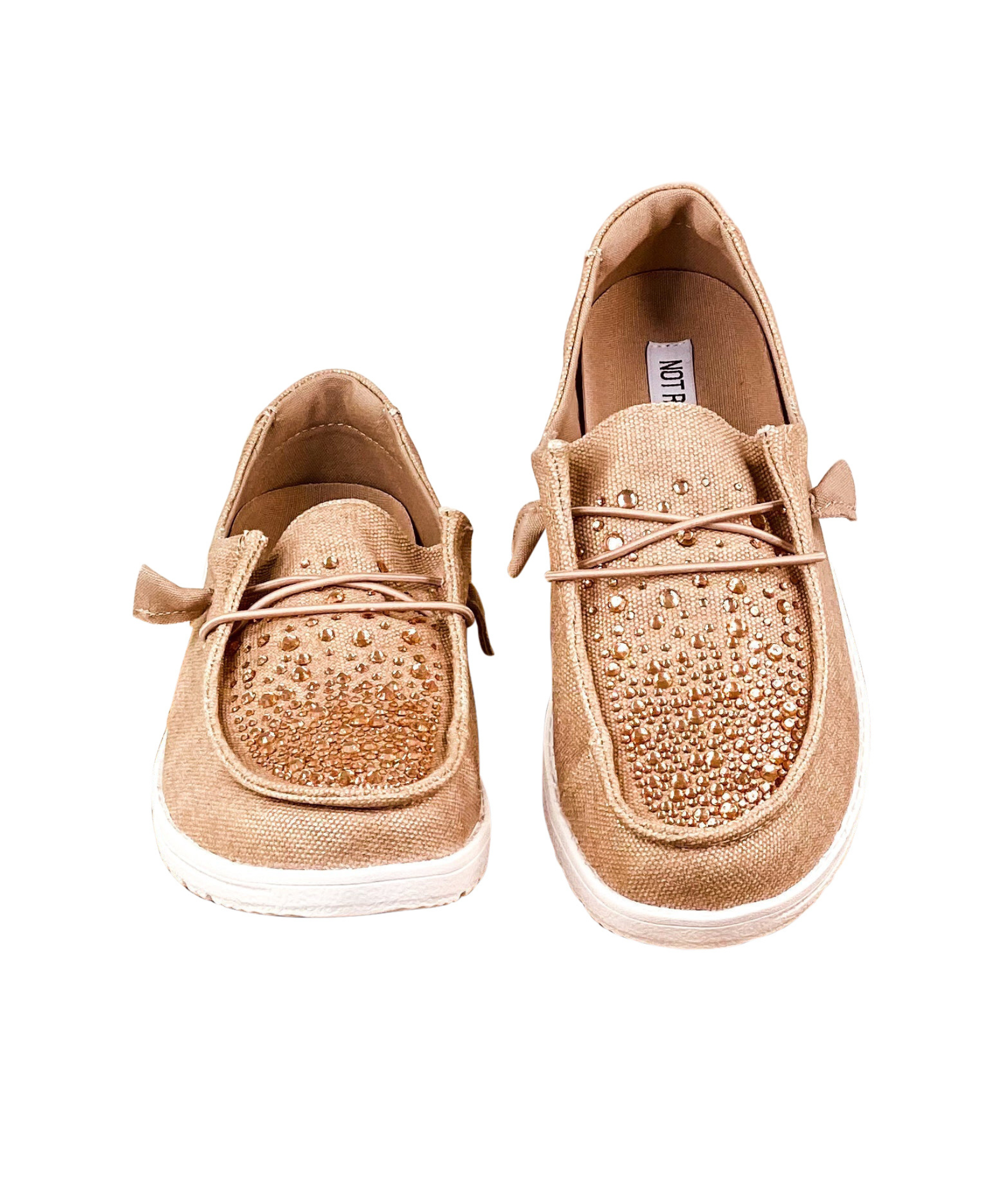 Maco Water Drop in Rose Gold Rhinestone 120 Sneakers Naughty Monkey- Tilden Co.