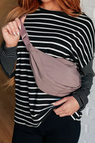 Essentially Everything Round Mini Crossbody Bag in Lavender Accessories Ave Shops- Tilden Co.