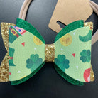 St Patrick Headband Bow #3    earring Daydreamer Creations- Tilden Co.