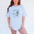 Lake Life Social Club Graphic Tee Womens Ave Shops- Tilden Co.