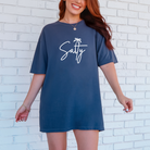 Salty Graphic Tee Womens Ave Shops- Tilden Co.