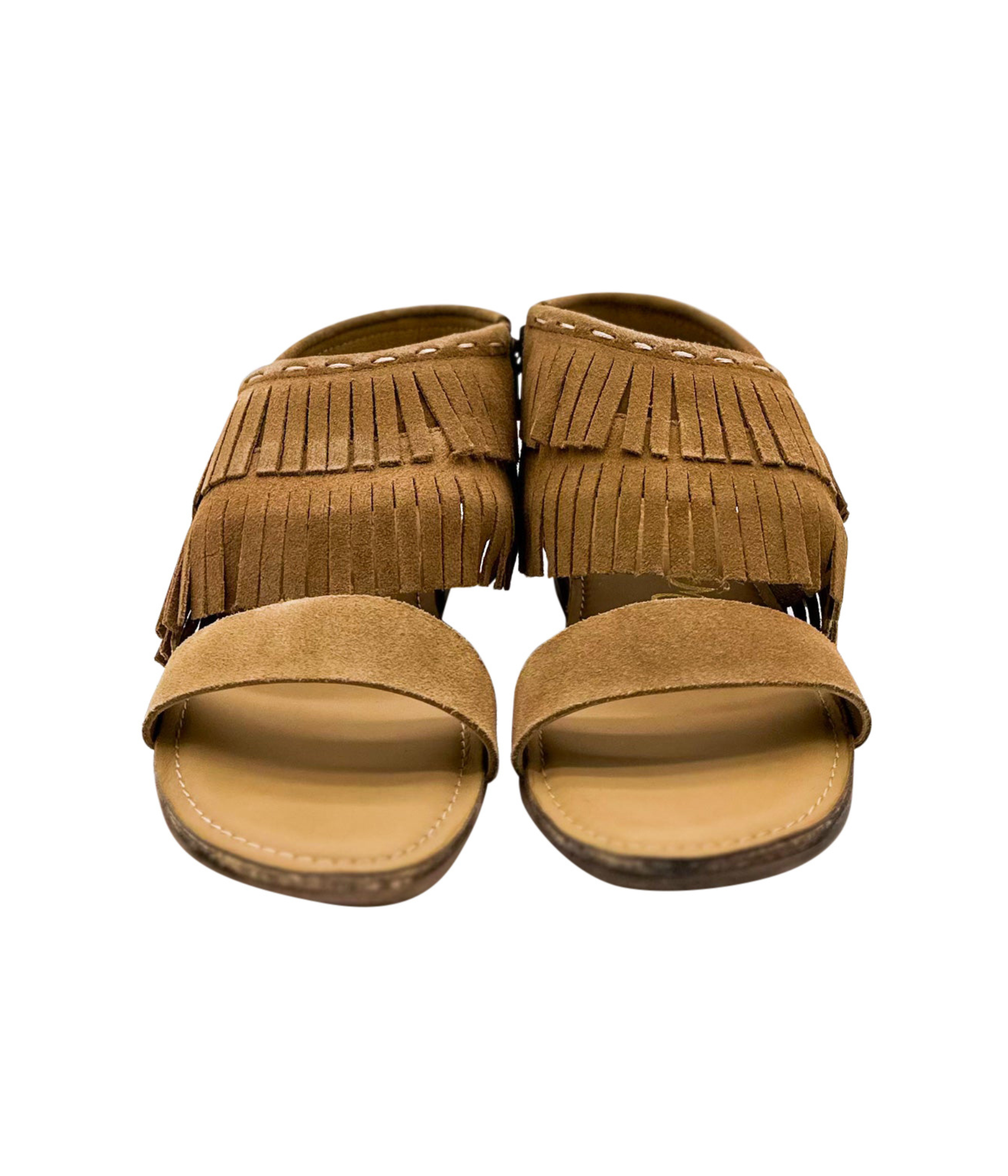 Fringe Star Sandal in Tan    Shoes Ave Shops- Tilden Co.