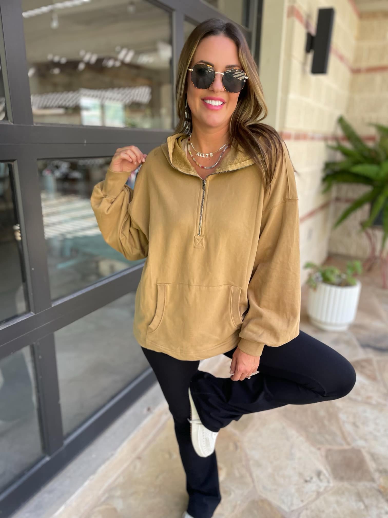 PREORDER: Hendrick Half Zip Hoodie in Nine Colors    Womens Ave Shops- Tilden Co.