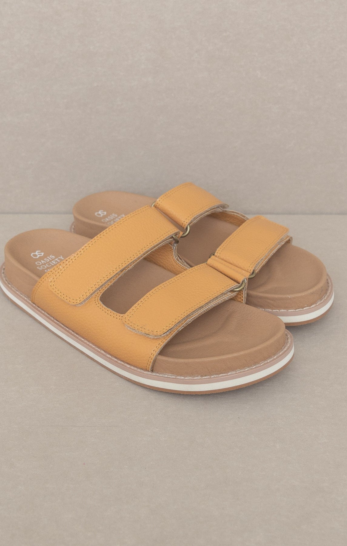 Sienna Double Strap Slide Sandal    Shoes Maker's Shoes- Tilden Co.