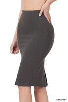 Cloud Luxe Knee Skirt Skirts Zenana- Tilden Co.
