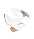 Fiera Glitter Booties in White 110 Fashion Boots Naughty Monkey- Tilden Co.