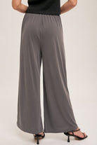 High Waist Pleated Lounge Pants Lounge Pants Hem & Thread- Tilden Co.