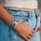 Anchor Hair Tie Bracelets K'Lani hair tie bracelets- Tilden Co.