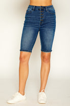 Signature Stretch Bermuda Shorts jeans Tea n Rose- Tilden Co.