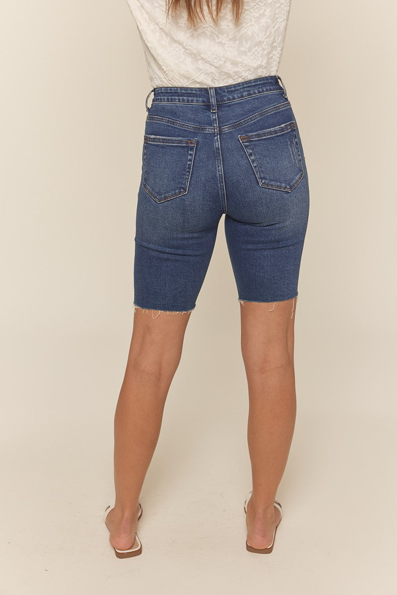 Sidekick Bermuda Shorts jeans Tea n Rose- Tilden Co.