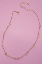 CUTOUT BOW STATION NECKLACE JOSSLYN by wall to wall- Tilden Co.