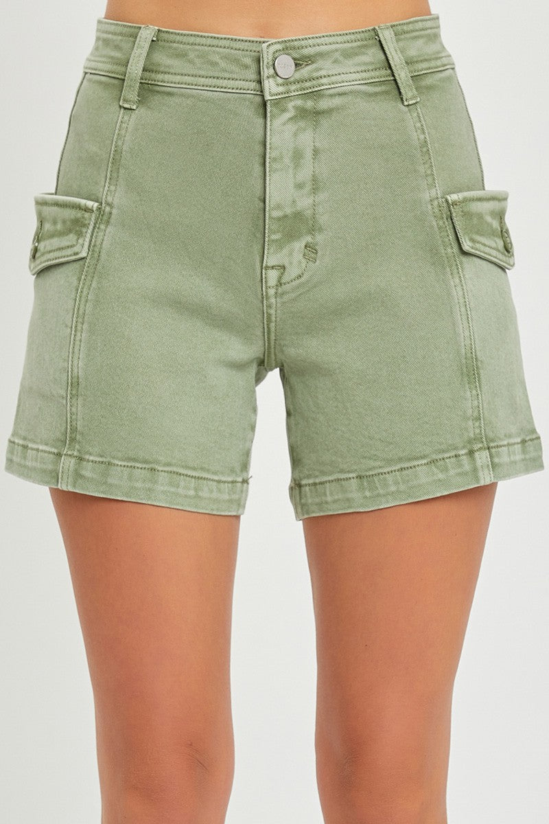 The Utility Babe Shorts Bermuda Shorts Risen Jeans- Tilden Co.