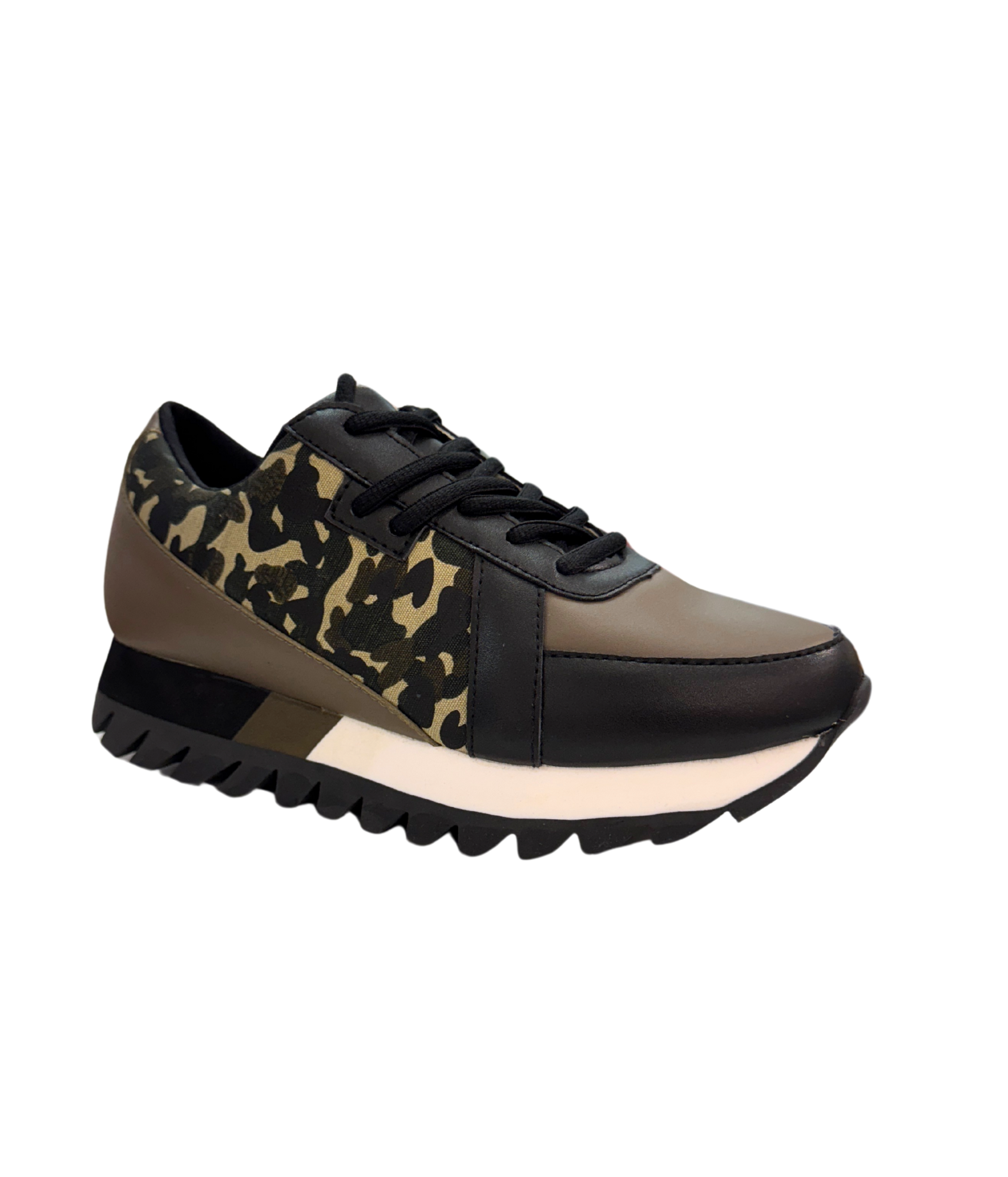 Geri Sneaker in Camo 120 Sneakers Naughty Monkey- Tilden Co.