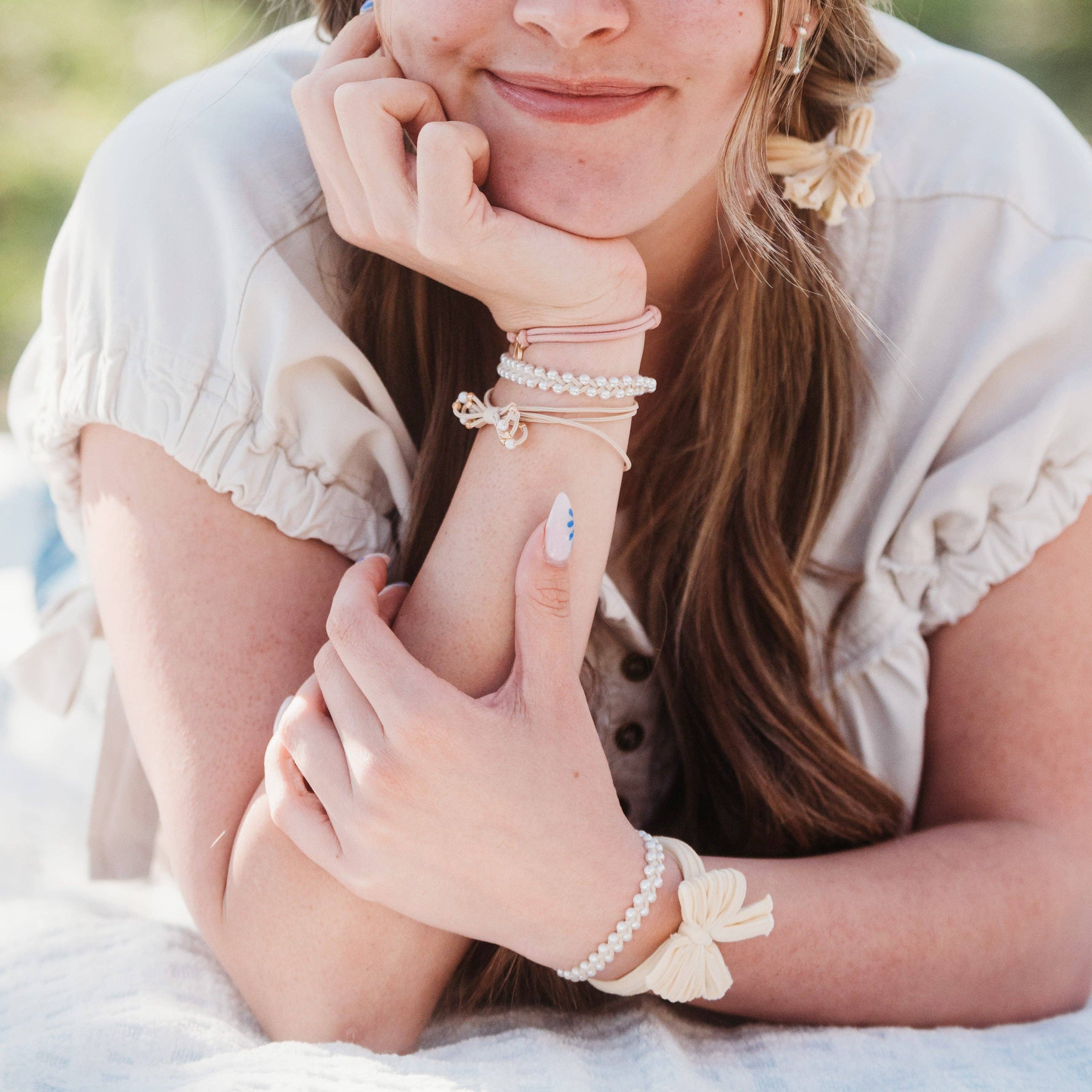 Grace Hair Tie Bracelets hair ties K'Lani hair tie bracelets- Tilden Co.