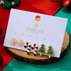 Winter Holiday Earring Set | 80E63269 Earrings JOSSLYN by wall to wall- Tilden Co.