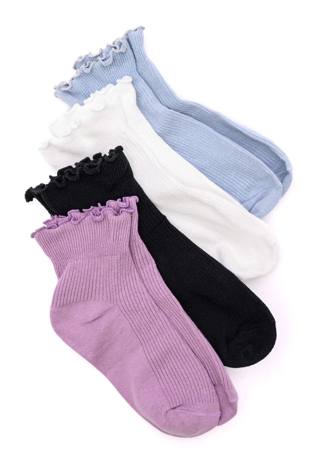 I'm Your Gal Frilly Socks Four Pack    Socks Ave Shops- Tilden Co.