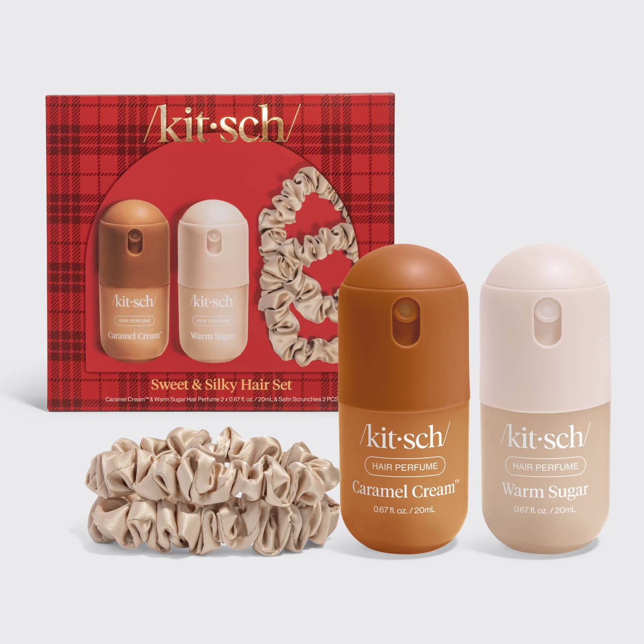 Sweet & Silky Hair 4pc Set Hair Accessory KITSCH- Tilden Co.