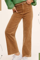 Stonewashed Stroll Corduroy Pants Casual Pants La Miel- Tilden Co.
