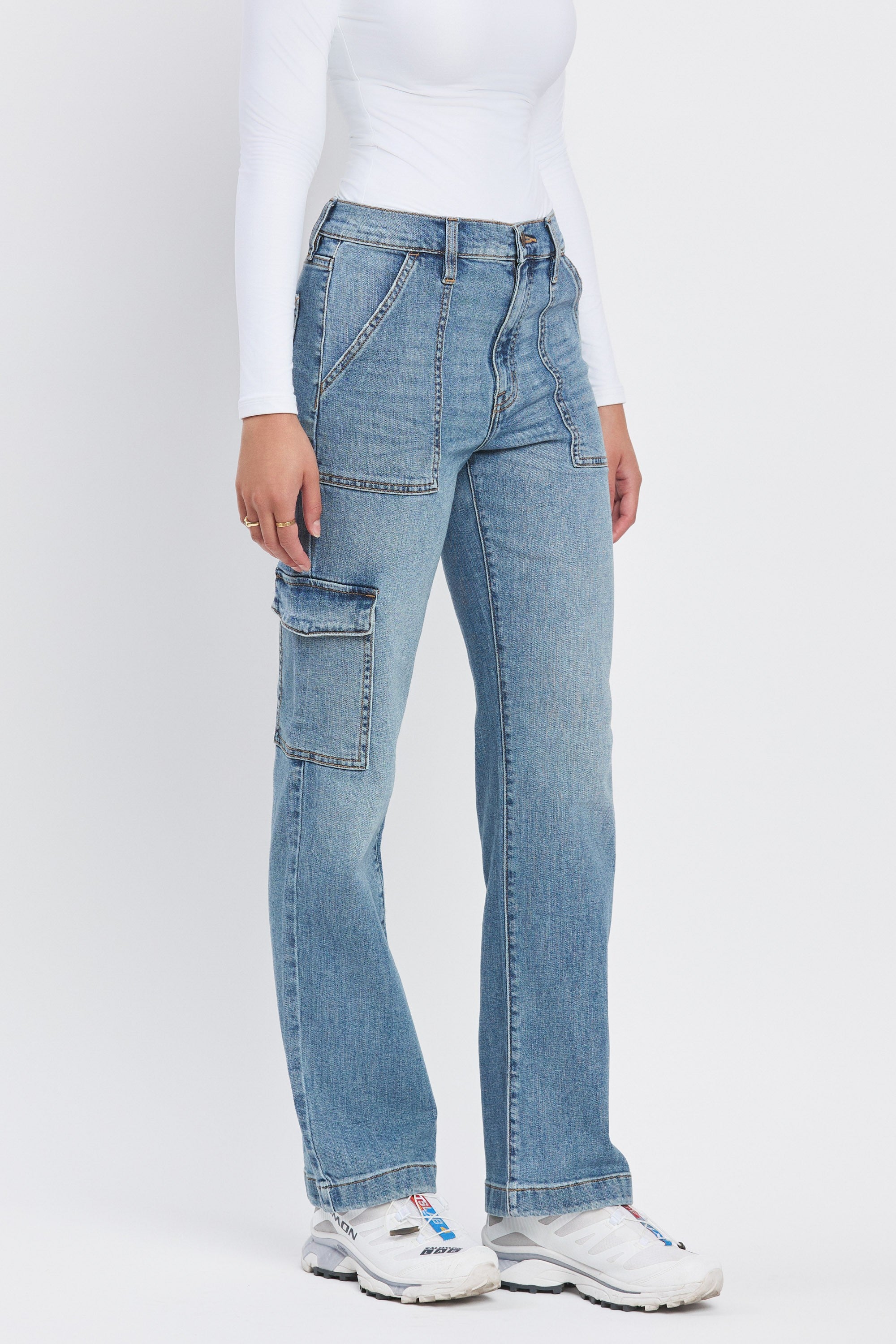 Codi Cargo Super High Rise Dad Jean    Jeans Eunina- Tilden Co.