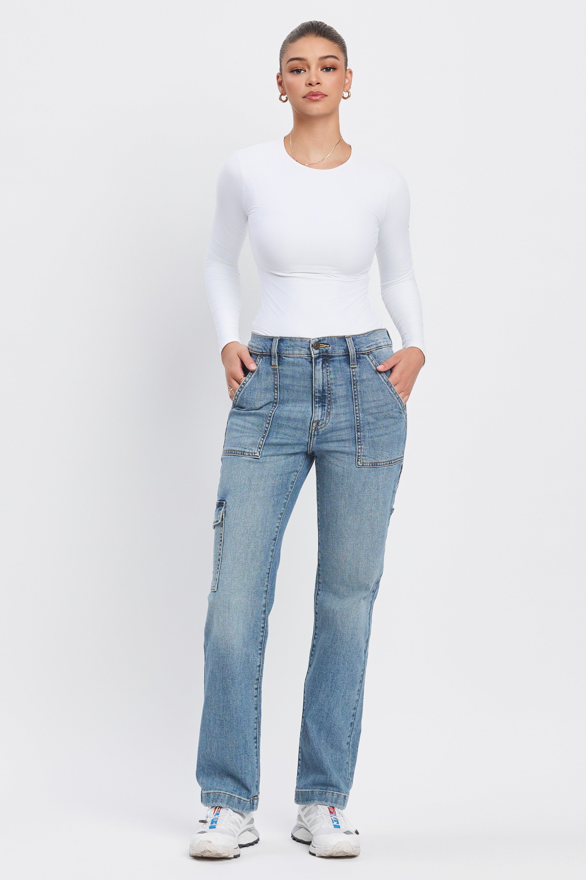 Codi Cargo Super High Rise Dad Jean    Jeans Eunina- Tilden Co.